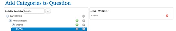 Categories Screenshot